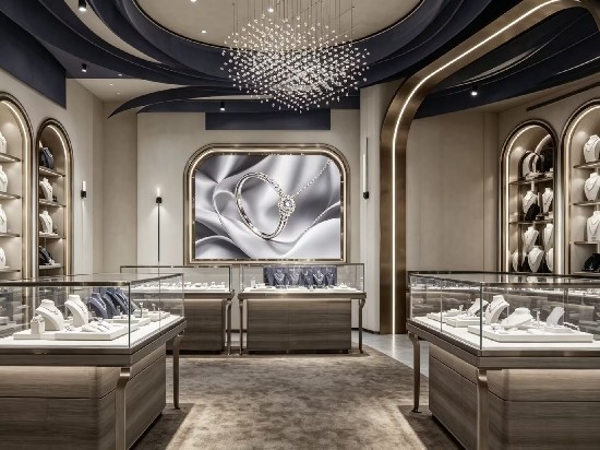Starlit Sky Jewelry Retail Space & Display Solution