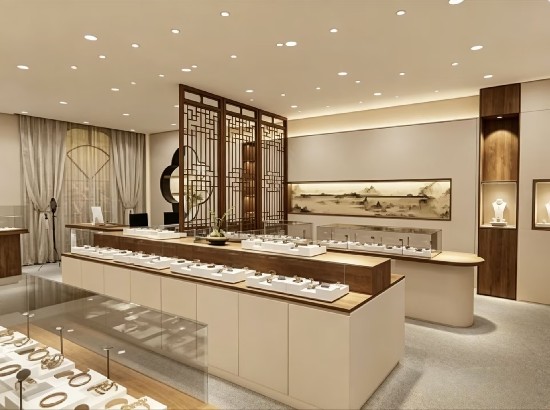 Zen Harmony Jewelry Retail Space & Display Solution