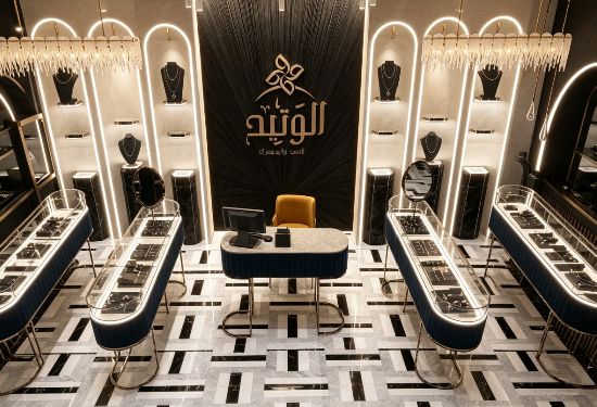 Arabian Luxe Jewelry Retail Space & Display Solution