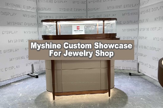 Various Shapes Jewelry Display Sales Counter