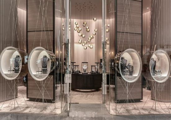 Elevate Your Luxury Jewelry Brand with Bespoke Circular Display Windows