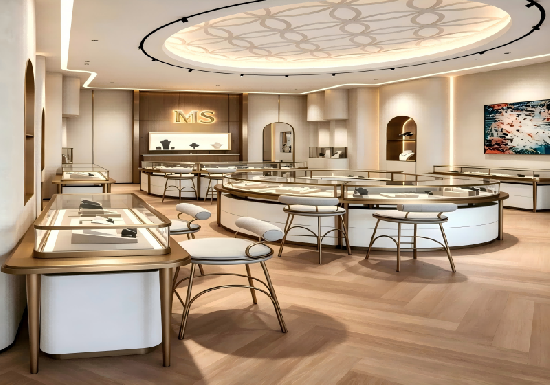 From Concept to Luxury: Warm Minimalist Jewelry Boutique Design
