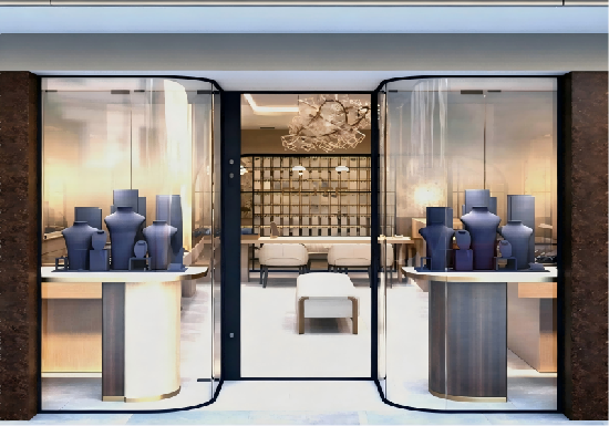 Modern Minimalist Luxury Jewelry Boutique Design