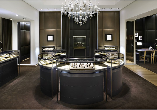 Certified Pre-Owned Bucherer Display Case: Elevate Your Luxury Showroom