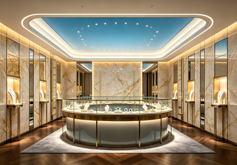 Elevate your brand with bespoke display solutions designed for high-end jewelry boutiques.