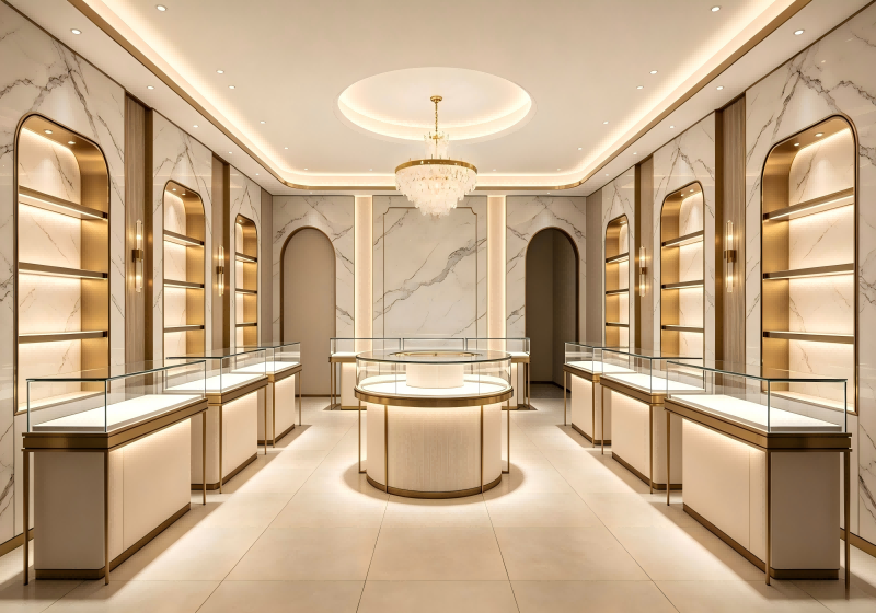 Custom Jewelry Display Cabinets & Full Store Design Solutions