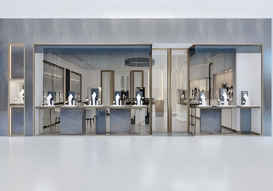 Modern Minimalist Jewelry Store Design & Display Solutions