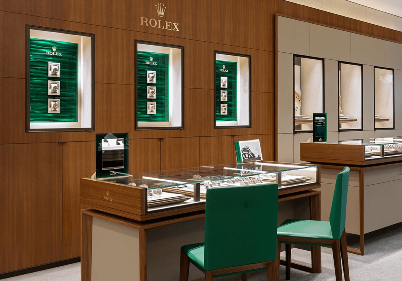 Custom Rolex Style Luxury Watch Display Cases