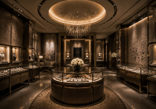 US Luxury Custom Jewelry Store Display Cabinets