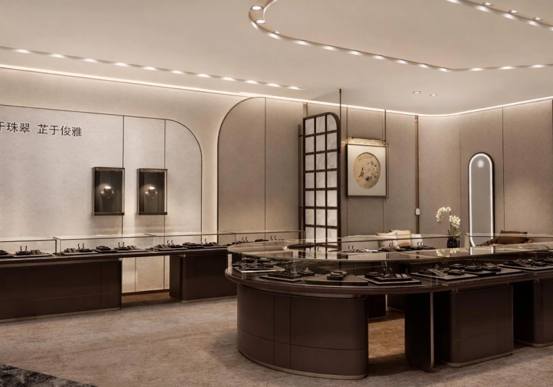 Custom Luxury Jewelry Shop Fixtures Factory Direct