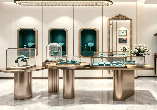 Jewelry Display Table | Luxury Boutique Showcase