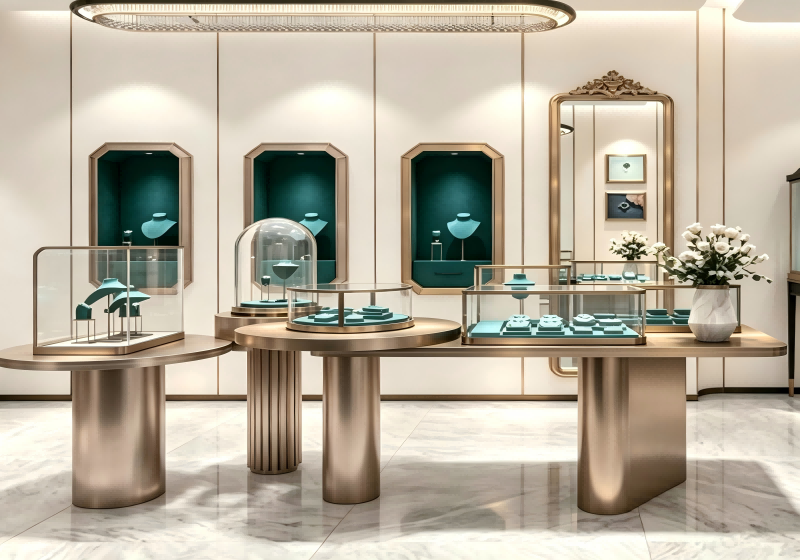 Jewelry Display Table | Luxury Boutique Showcase