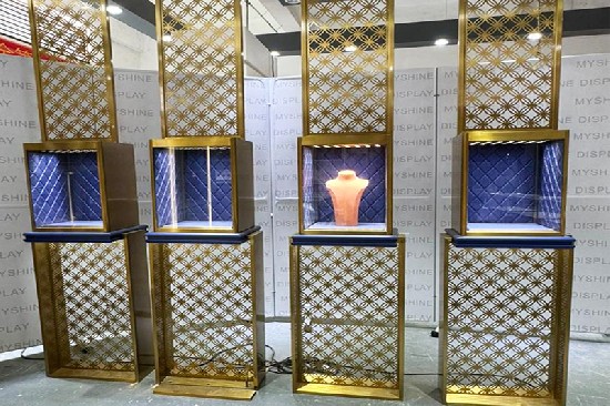 Metal jewelry Display Free Standing Tower