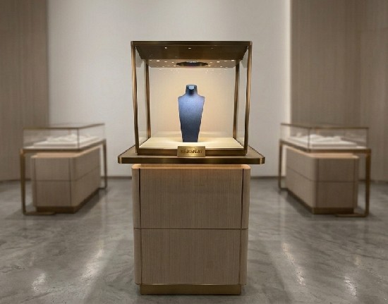 Hign-End Luxury Free-Standing Tower For Jewelry Shop
