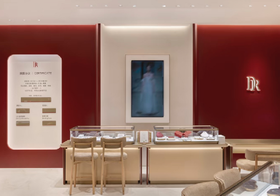 Luxury Jewelry Store Display Counters for High‑End Bridal Jewelry Boutique