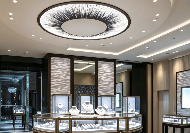 Complete Display Solution for Luxury Jewelry Showroom