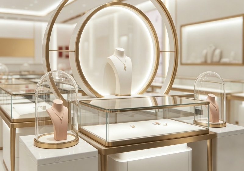 Complete Display Solutions for High-end Jewelry Showrooms