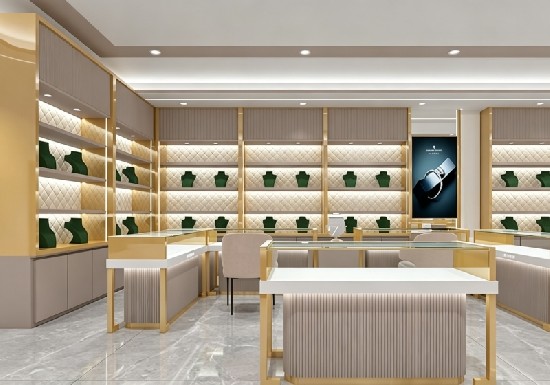 Complete Modern Jewelry Shop Solution