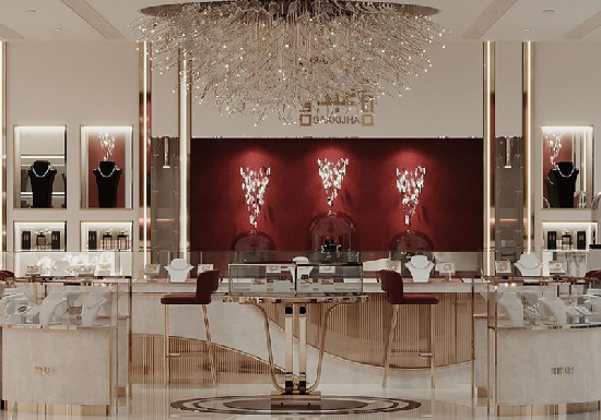 Luxury High‑end Jewelry Store Interior Design & Custom Display Cabinets