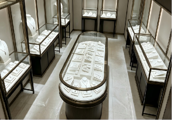 Modern Art‑Inspired Jewelry Boutique Full‑Store Interior Solution