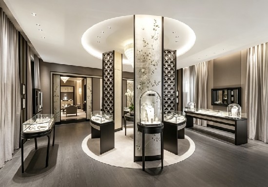 Luxury Fine Jewelry Boutique Display Cabinet Complete Solution