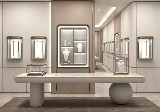 Modern Minimalist Jewelry Shop Display Furniture