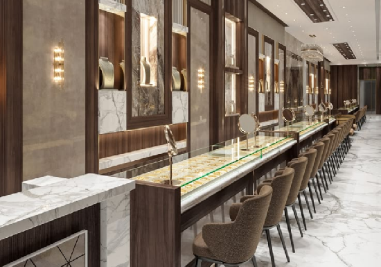 Luxury Jewellery Store Interior & Display Counters Project