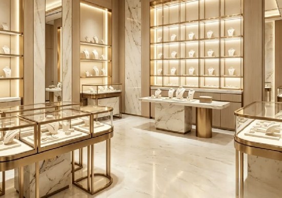 Luxury Modern Jewelry Shop Interior Design