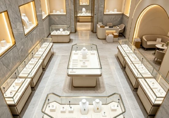 A Refined Display Solution for Contemporary Jewelry Stores