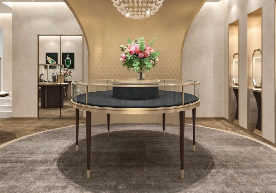 Luxury Jewelry Store Interior Display Showcase Project