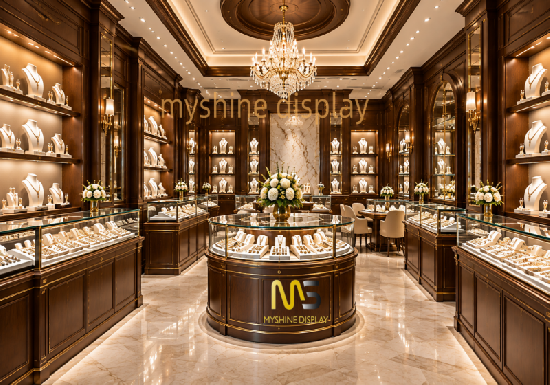 Classic Luxury Jewelry Store Display Design