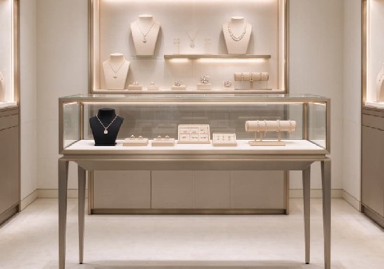 Minimalist Luxury Jewelry Display Cabinet