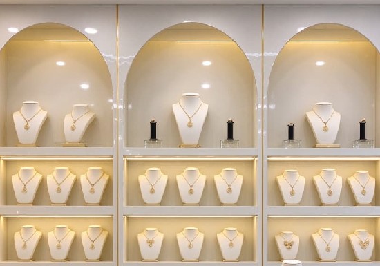 Modern Luxury Jewelry Display Cabinet Solution