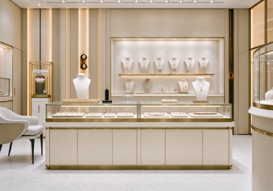 Luxury Jewelry Shop Interior Complete Display Furniture Solution