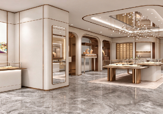 Premium Fine Jewelry Boutique Design | One-Stop Jewelry Showcase Manufacturing & Display Package Solution