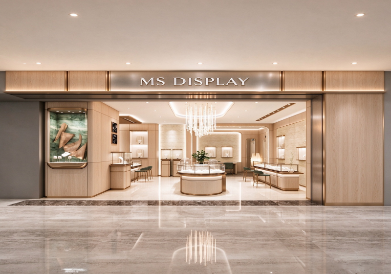 Custom Luxury Jewelry Boutique Full Store Design | Bespoke Jewelry Showcase & Interior Fitout