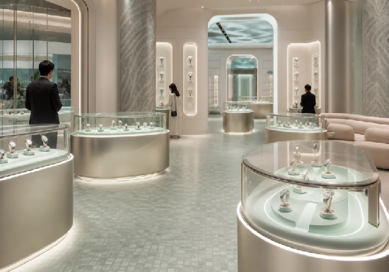 Luxury Watch & Jewelry Store Display Showcase