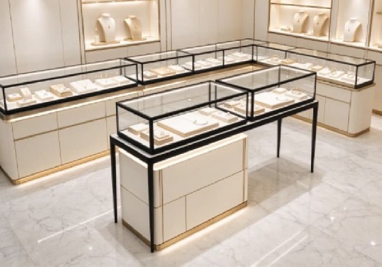 Modern Minimalist Jewelry Shop Display Furniture