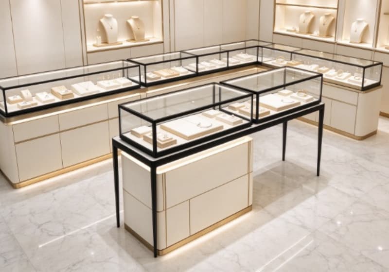 Modern Minimalist Jewelry Shop Display Furniture
