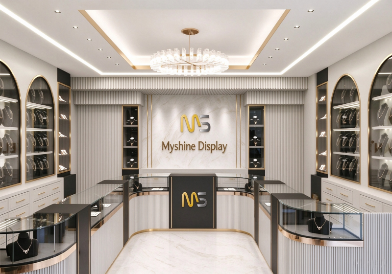 Luxury Modern Jewelry Store Interior Design & Custom Display Counters