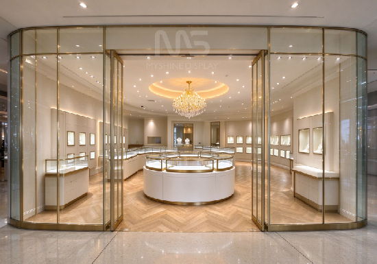 Modern Luxury Jewelry Store Interior Design & Custom Display Cabinets