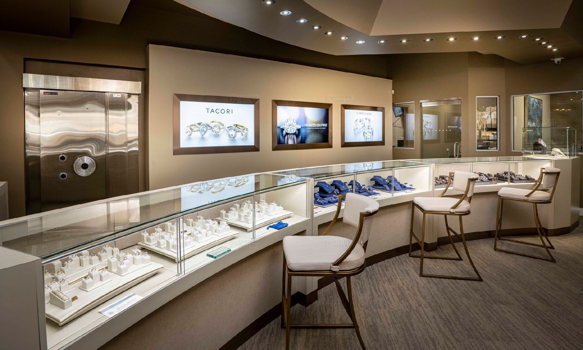 Myshinedisplay jewelry store Interior Design 127