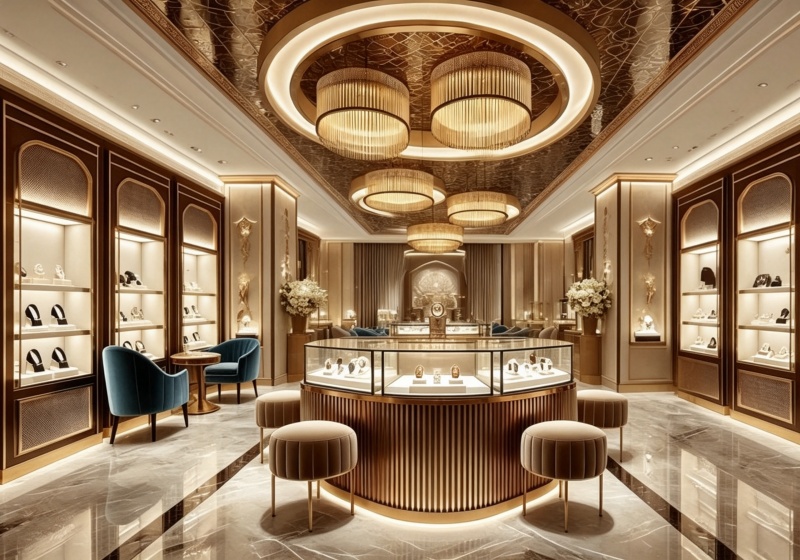 Custom Showcase System for Fine Jewelry