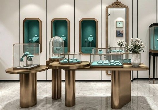 Luxury Jewelry Store Interior & Display Cases Custom