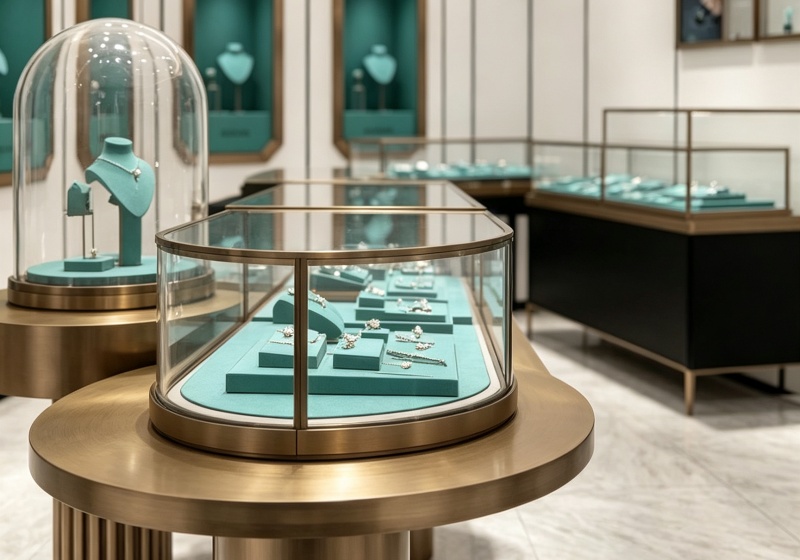 Luxury Jewelry Store Interior & Display Cases Custom
