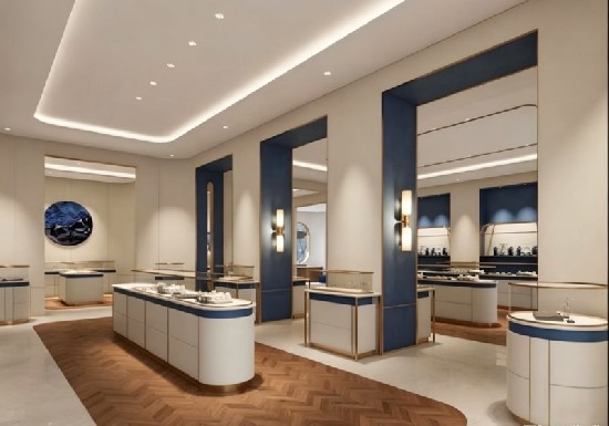 Integrated High-end Jewelry Display Case Customization Solution