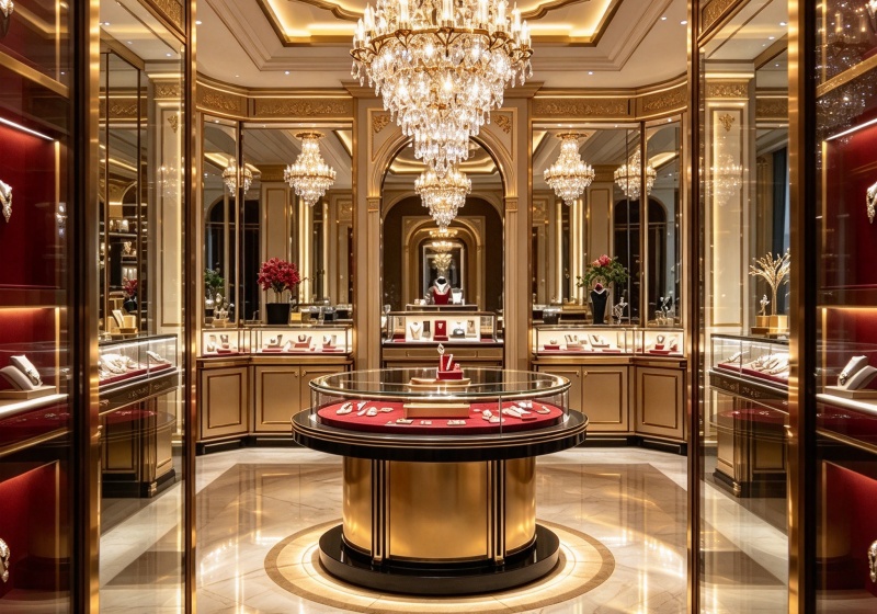Neoclassical Luxury Jewelry Boutique